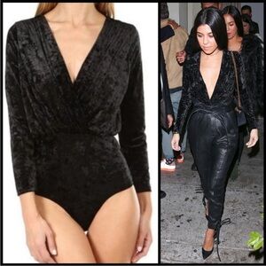 Misa Mirela Velvet Bodysuit